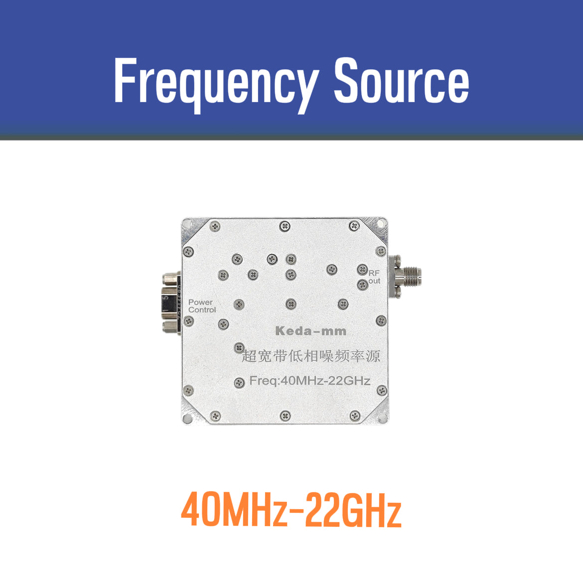 KEDA-MM UWB-LNOF Frequency Source 40MHz~22GHz Spi Communication