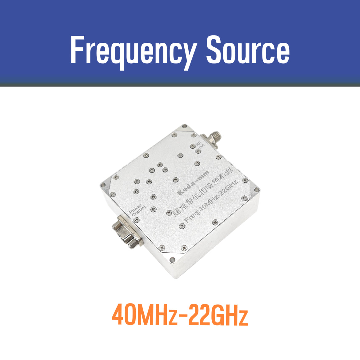 KEDA-MM UWB-LNOF Frequency Source 40MHz~22GHz Spi Communication