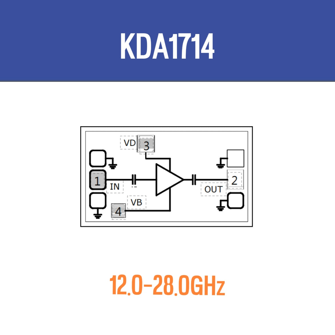 Integrated Circuit Die Chips KDA1714