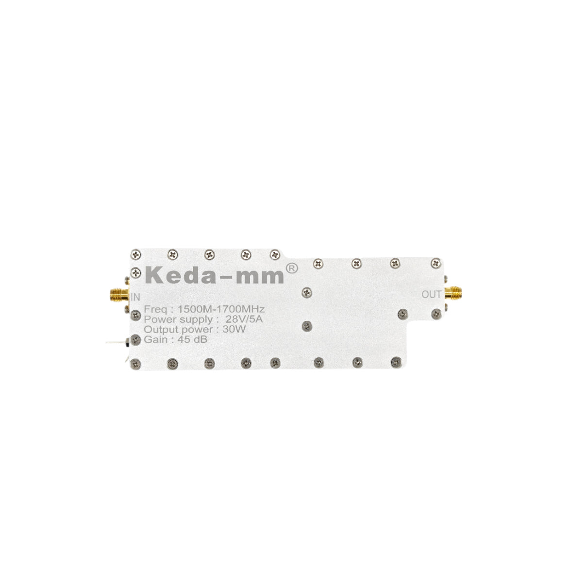 KEDA-MM DRD-1.6G-30W-A 1.6GHz 45dB Drone Resistance Device power amplifiers module Anti Drone Module