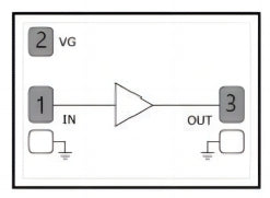 Интегральные схемы Die Chips KDA1007 0.1-6.0GHz