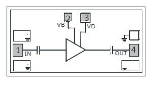 Интегральные схемы Die Chips KDA13074 2.0-6.0GHz