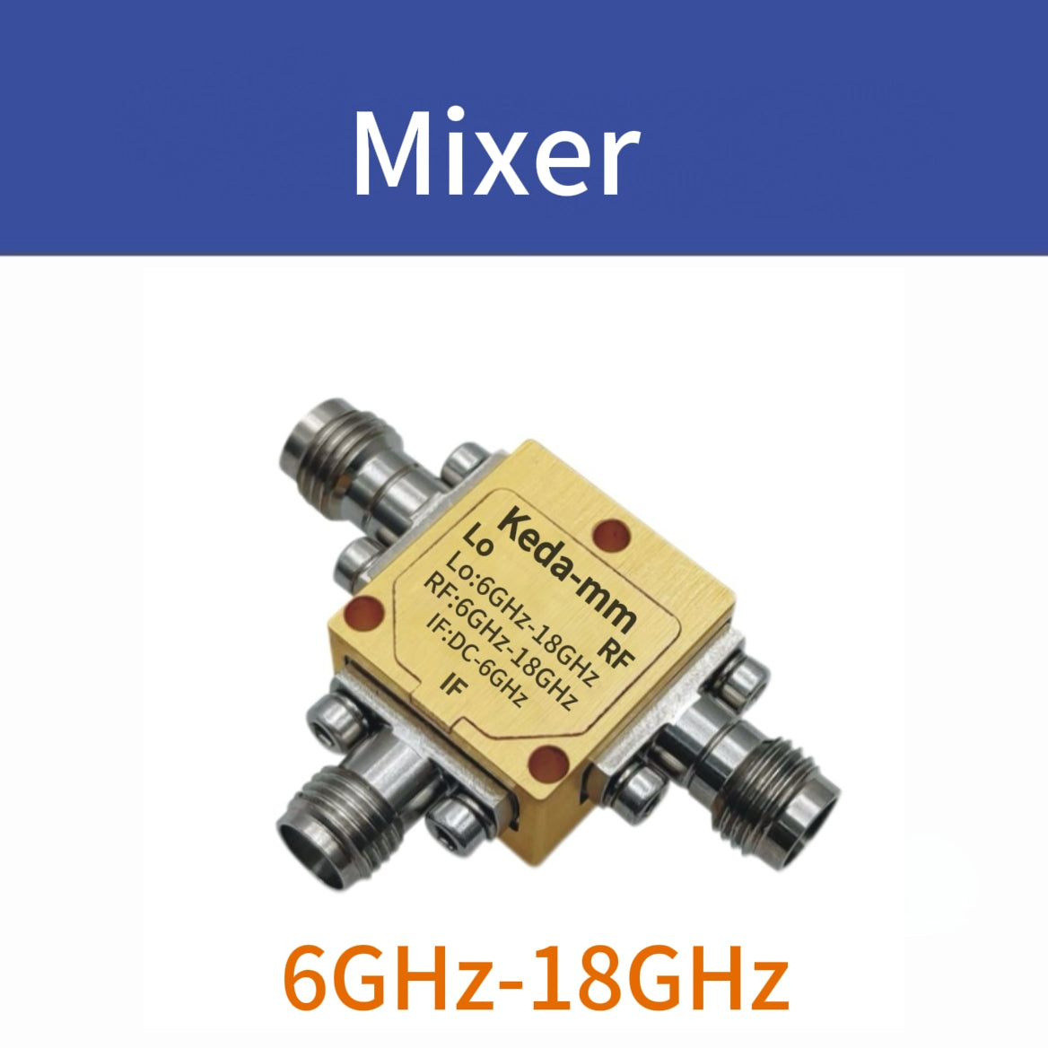 Passive Double Balanced Mixer High frequency Mixer 6-18G