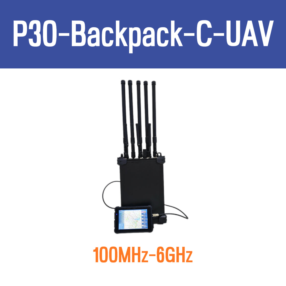 P30 KEDA-MM Backpack-style drone detection and jamming integrated equipment Full-spectrum detection and precise identification Suitable for military applications