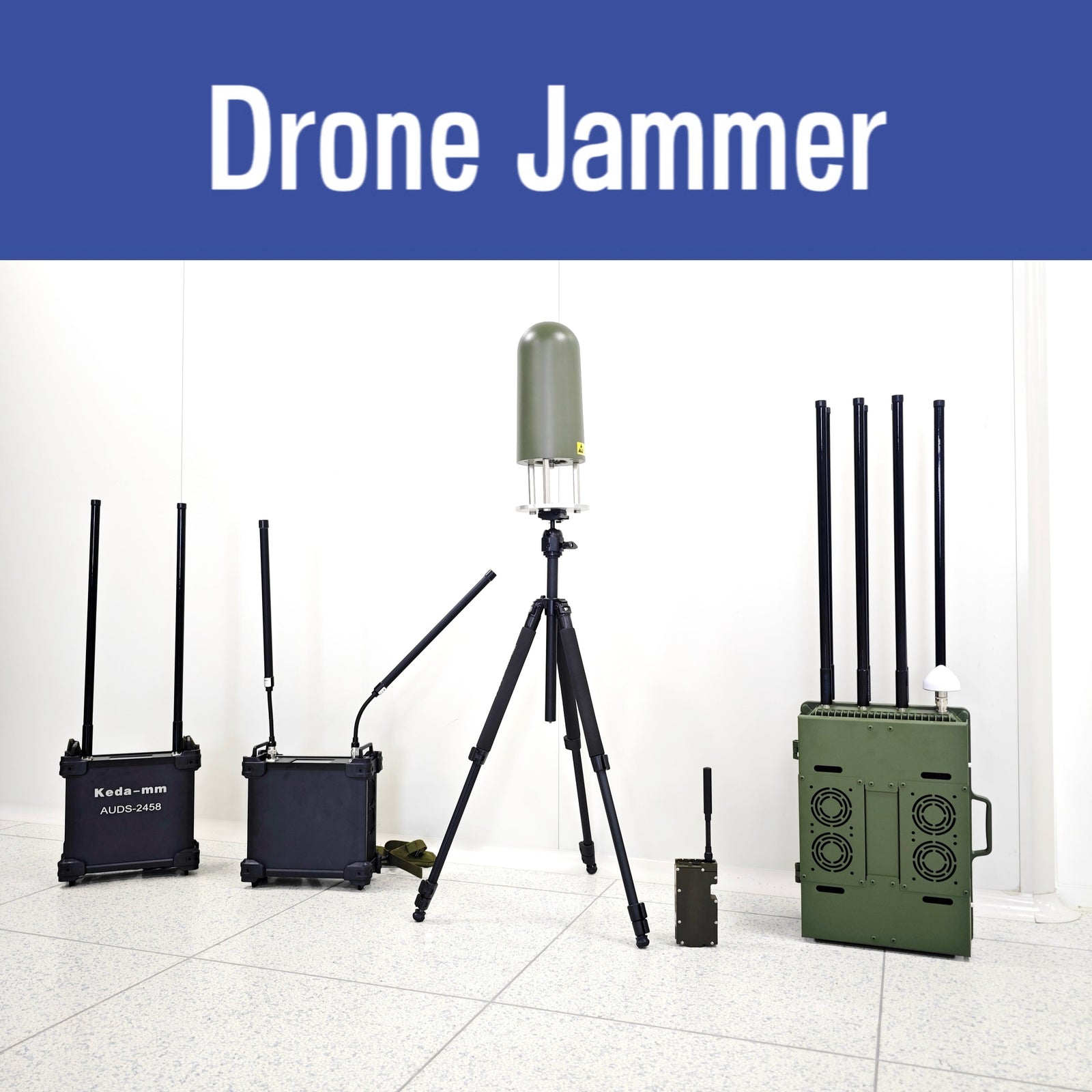 Tactical Communications Countermeasures Equipment: An Introduction and Application Guide to Drone Backpack Countermeasures and Full-Band Camps