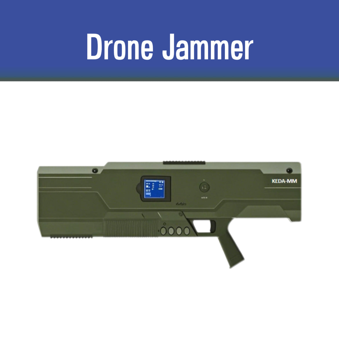 P28 KEDA-MM handheld drone detection and strike  Handheld Drone Jamming Gun DETAUDS0360  900MHz~5.8GHz