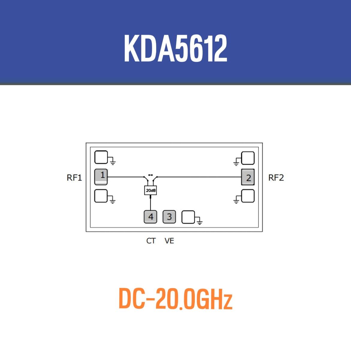 Integrated Circuit Die Chips KDA5612