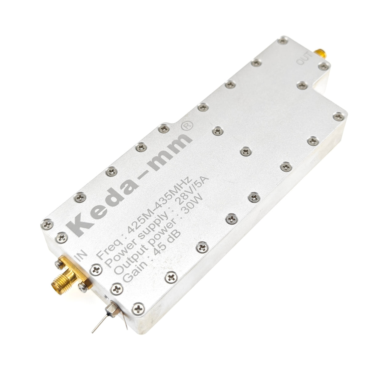 KEDA-MM DRD-433MHz-30W-A 433MHz  45dB Drone Resistance Device power amplifiers module signal jammer