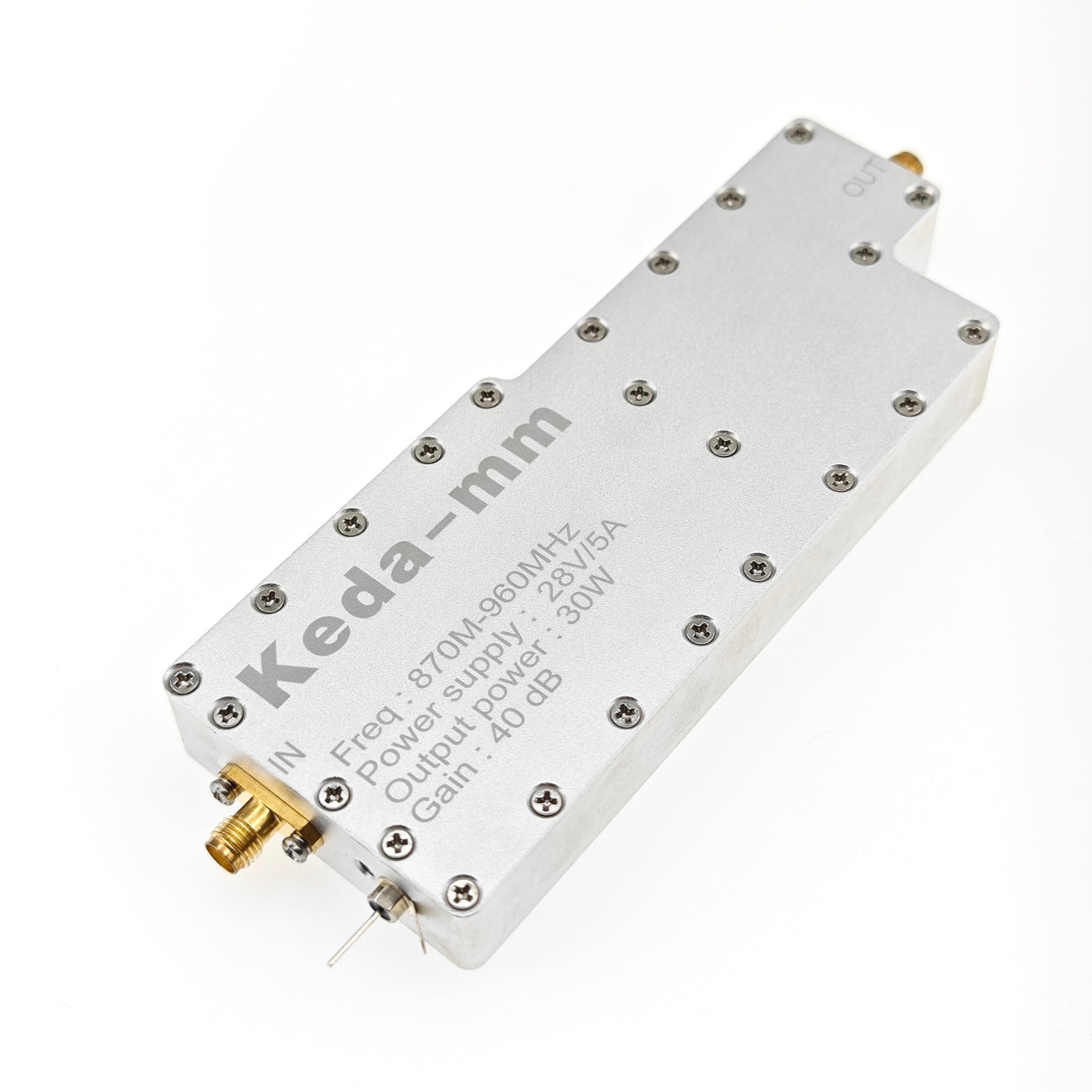 KEDA-MM DRD-900MHz-30W-A 900MHz  4dB Drone Resistance Device power amplifiers module drone signal jammer